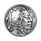 協進エル 附属金具 メタルコンチョ ニッケル インディアン 1170513-01 70513-01