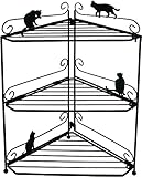 コーナーラック　ネコ　ブラック　猫　雑貨　関東当日便