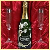 プレミアムギフト リーデルシリーズ名入れペアシャンパングラス&ペリエ ジュエ ベル エポック ブラン【最新ビンテージ】 750ml ギフトセット psgsetriedelepc