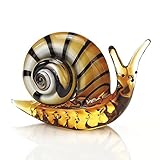 Badash Crystal J572 ART GLASS SNAIL L8 in. x H4.5