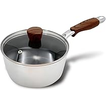 Amazon | every U. チタンコート 片手鍋 18cm ガラス蓋付き ふっ素樹脂