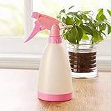 スプレーボトル　霧吹き　小形噴霧器　ホームクリーニング　ガーデニング　園芸　散水用具　かわいい (ベージュ)