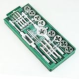 20pcs/set M3-m12 Tap Die Set Metric Hardware Tool Multi-function Manual Kits Uk