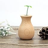 花瓶　木製　一輪挿し　花器　飾り花瓶　おしゃれ 　天然ケヤキ製　フラワーベース　インテリア　花台　 和風 置物　雑貨 飾り
