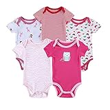 エルフ ベビー(Fairy Baby)ベビーボディスーツ 肌着 半袖 女の子 5枚セット 出産祝い(サイズ：0-3M) セット8