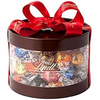 リンツ (Lindt) チョコレート リンドール ギフトボックス 個包装 9種 50個入りショッピングバッグL2付