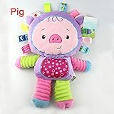 Baby RattleリングベルベビーおもちゃソフトぬいぐるみベビーベッドベッドHanging動物新生児幼児早期教育人形