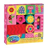 Stephen Joseph Art Wooden Blocks-Girl [並行輸入品]
