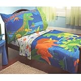 T - Rex恐竜Dino 4 Piece Toddler Beddingセット