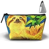 ストレージポータブルバッグコスメティックポーチパイナップルナマケモノ大容量Make Up Purse Medicine台形Toiletry Bags