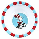 Bumkins Dr. Seuss Melamine Bowl, Blue Cat in the Hat by Bumkins