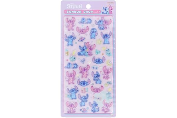 サンスター文具(Sun-Star Stationery) ディズニー シール ボンボンドロップシール リロアンドスティッチ スティッチ&エンジェル S8812055