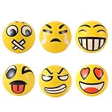 emorefun 24個絵文字面Squeezeボール、ソフトPU Stress ReliefノベルティおもちゃBalls – 3インチEmotional圧力リラックスギャグおもちゃfor Party 