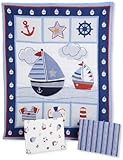 Bedtime Originals Sail Away 3 Piece Bedding Set, Blue by Bedtime Originals [並行輸入品]