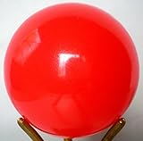 【マイカラーボール】 （4インチ／直径10ｃｍ） マイカラーボール ツヤ有 1個セット (赤)