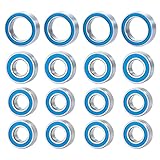 TRZX 16個 RC ベアリング キット アップグレード部品タミヤ TT-02 RC トラック用