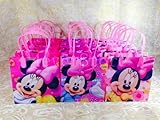 Disney Minnie Mouse Small Party Favor Goody Bags 12x by Beyondstore [並行輸入品]