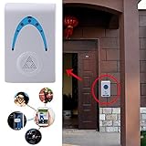 Giantree 音楽ドアベル、ワイヤレスコードレスミュージックリモートコントロールドアベルリンガーボタンショップセキュリティ