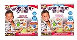 Hand Print Stone Painting Actitivity Kit x 2 Set (Display Stand Included) by MBM