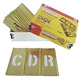 PROMOTE ステンシル 英字セット 100mm No.10034
