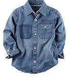 デニム前ボタンシャツ5