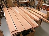 チェリーRough Sawn木製ボード構造材 Wide: 2 inches HCT-LUMBER-CHERRY-2inx4ftx1inT