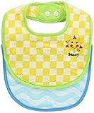 Sassy サッシー・エアリータオル・ビブセット/ウェーブ&チェック BBSA91507