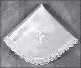 Satin Baby Blanket/Lace Trim by Gift Faith [並行輸入品]