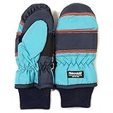 (ノーブランド) No Brand 【小さいサイズあり】キッズ・ジュニア用ミトンスキーグローブ 9373 5-6才 Aネイビー