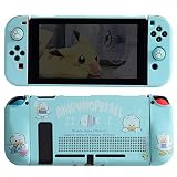 Nintendo Switch 対応 カバー、switch 対応 カバーラウンドなシリコーン保護カバー 任天堂スイッチ カバー 対応 アクセサリ (Katong Blue)