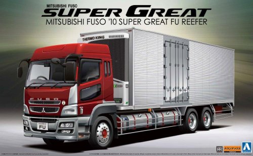 アオシマ FUSO '10 SUPER GREAT FU REEFER Aoshima Mitsubishi Fuso '10 Super Great FU Reefer Plastic Model