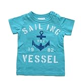 jeans b. 2nd　ANCHOR　T シャツ(サックス) 95cm