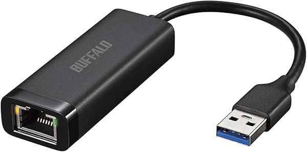 【Amazon.co.jp限定】バッファロー 有線LANアダプター Giga Type-A USB3.2(Gen1)対応 日本メーカー 【 Windows/macOS/Nintendo Switch™ 動作確認済み 】 ブラック LUA6-U3-AGTE-NBK - 1