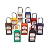 Brady 123427 Lockout Padlock Keyed Alike 1/4 Orange [並行輸入品]
