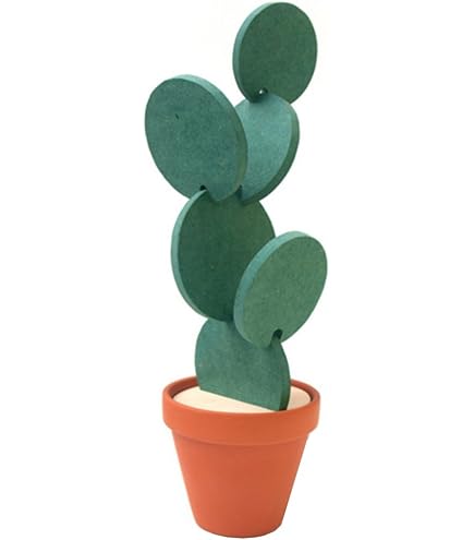 輪葉葉三体&コースター Amazon｜3Dプリントかわいい植物コースターセット デスク用 葉っぱ