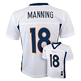 Peyton Manning # 18 Denver Broncos NFL幼児12 – 24ヶ月ミッドティアジャージーホワイト