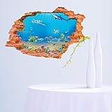 three-d Undersea Palisade Gummedラベル – miicoクリエイティブPVC壁ステッカー装飾アート取り外し可能潜水艦世界デカール – PigBoat u-boat Poo