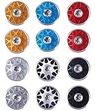 オデッセイ ストロークラボ シリーズ用ウェイト Odyssey Stroke Lab パター用ウェイト R-BALL BIRD OF PREY用ウェイト 5g10g15g20g25g30g35g 2個セット 6色 (25g, 黒（銀）)