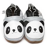 Soft Leather Baby Shoes Panda [ソフトレザーベビーシューズのパンダ] 6-12 months (12 cm)