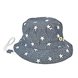 【ノーブランド品】ベビーデニムハット ネイビー