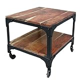 インダストリアルシェルフ02 テーブル アイアン ナチュラル 木製 アンティーク調 幅450