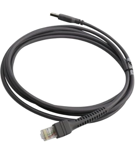 Amazon.co.jp: Zebra CBA-U21-S07ZBR serial cable Black 2.1 m USB