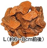 【バークチップ マルチング材量売り L（約6～8cm前後）】 内容量：1L（本体価格194円） 【1Lまでメール便（90円）送付商品】 雑草防止に！