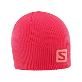 サロモン(SALOMON) スキー スノーボード ニット帽 LOGO BEANIE Hibiscus OSFA(フリー)サイズ L40285200