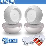 4 PACK Wall & Door Saver for Extra Wide Baby and Pet Gate ? Secure Baby Gate Guard Cups ? Pads Prote