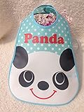 Taurau.C EVA 赤ちゃんの離乳食 お食事用防水ビブ ポケット付き 立体 スタイ 涎掛け よだれかけ 1-4歳(Panda)