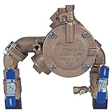 Febco 0683011 LF825YA Lead Free Angled Union Quarter Turn Shutoff Reduced Pressure Assembly, 3/4 by 