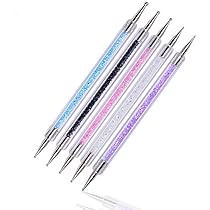 Amazon | Kingsie ネイルアートペン ドッティングペン 5本セット