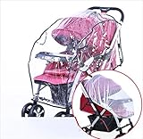 Rush.C ベビー＆マタニティ 育児 ベビーカー レインカバーと蚊帳がセット 透明 メッシュ 【Rush.Cオリジナルハンカチセット】 851