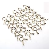 YunShuo 8mm Petrol Fuel Hose Pipe Clip Clamp Midi Mini Moto Quad Dirt Race Bike, 30pcs